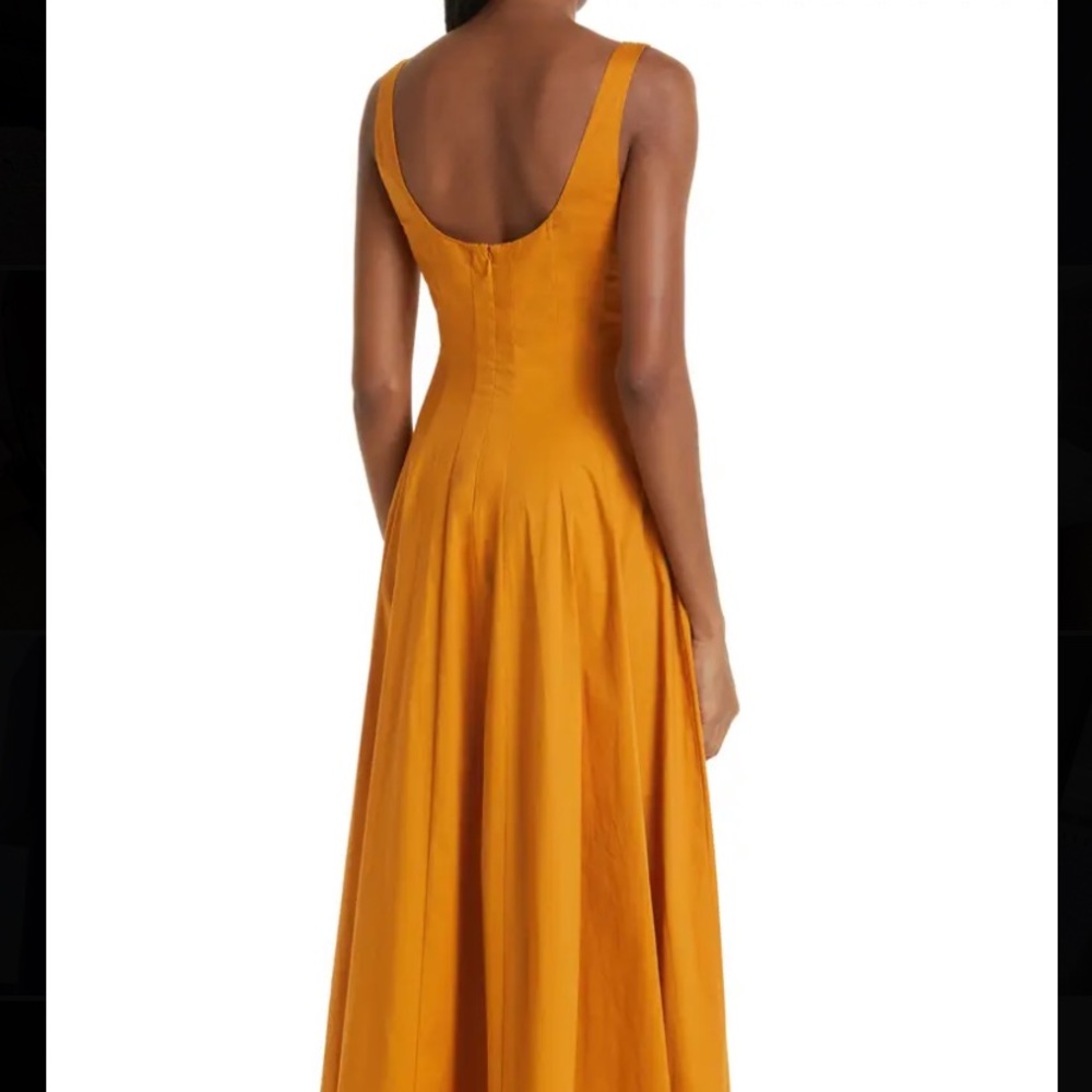 NWT STAUD WELLS MAXI in Honey
